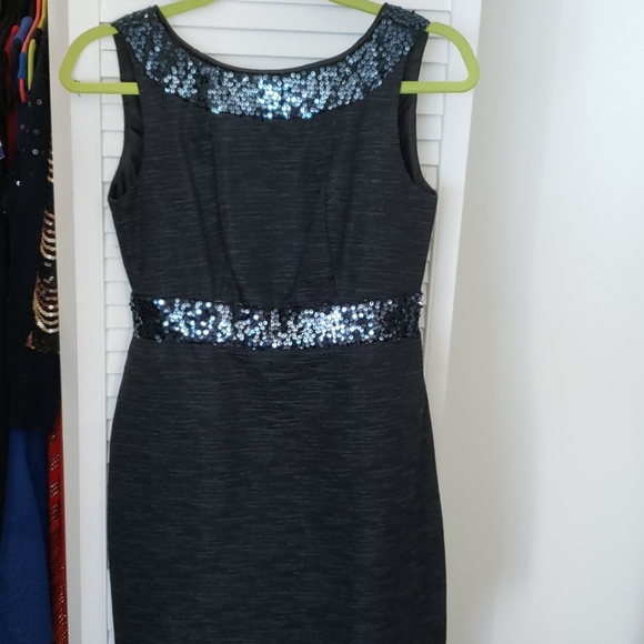 Evan Picon Navy blue sequins dress - Picture 1 of 4